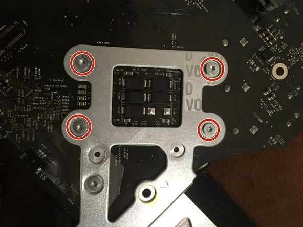 iMac Intel 24" EMC 2267 CPU Replacement, Demontage du radiateur: crwdns2935265:014crwdnd2935265:02crwdnd2935265:02crwdne2935265:0