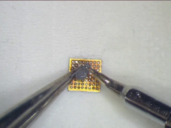 Repair tricks for desoldering & soldering of iPhone X charging IC