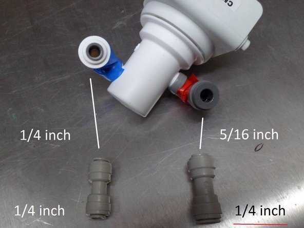 PANASONIC NR B 53 V1 Refrigerator Water Filter hosing to Extern: step 7, image 1 of 1