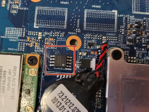 HP Probook 4540s BIOS Chip Replacement: crwdns2935265:022crwdnd2935265:02crwdnd2935265:03crwdne2935265:0