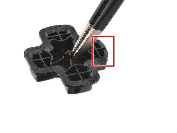 Steam Deck OLED Front Shell Replacement, Remove the D-pad: crwdns2935265:043crwdnd2935265:03crwdnd2935265:03crwdne2935265:0