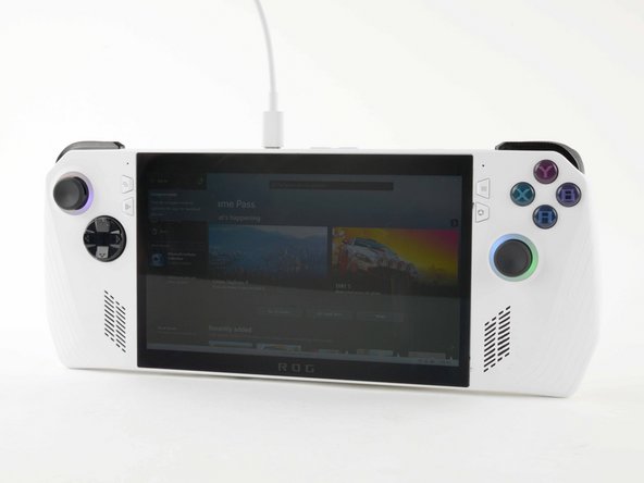 Asus ROG Ally Battery Mod, Boot from mains: crwdns2935265:019crwdnd2935265:03crwdnd2935265:03crwdne2935265:0