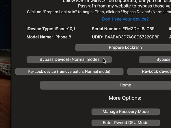 How to Bypass Activation Lock with Lockra1n: step 12, image 2 of 3