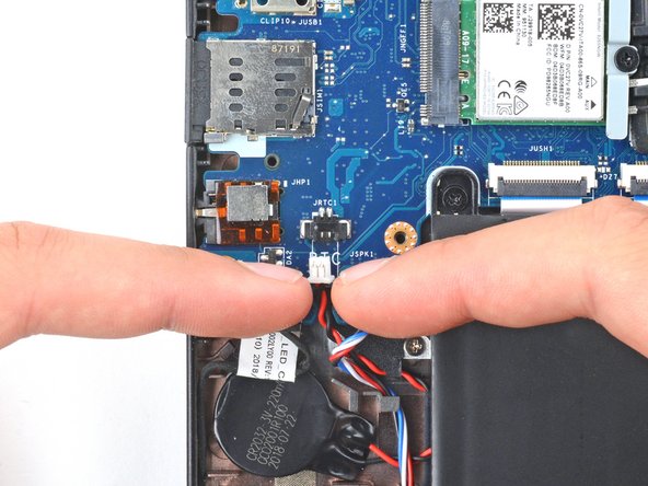 Dell Latitude 7490 CMOS Battery Replacement, Disconnect the CMOS battery: crwdns2935265:09crwdnd2935265:03crwdnd2935265:03crwdne2935265:0