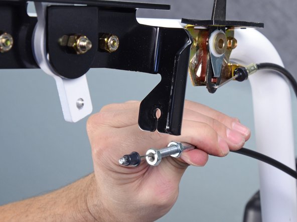 Little Wonder GX270 Honda Maximum Output Blower Deflector Chain and Cable Replacement: step 18, image 1 of 3