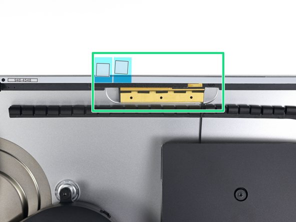 iMac Intel 27" Retina 5K Display 2020 Display Adhesive Replacement, Install the top and left adhesives: crwdns2935265:010crwdnd2935265:02crwdnd2935265:02crwdne2935265:0