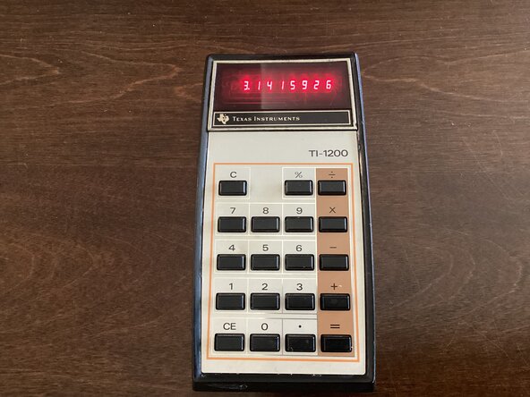 Texas Instruments TI-1200 Teardown, Texas Instruments TI-1200 Teardown: crwdns2935265:01crwdnd2935265:02crwdnd2935265:02crwdne2935265:0
