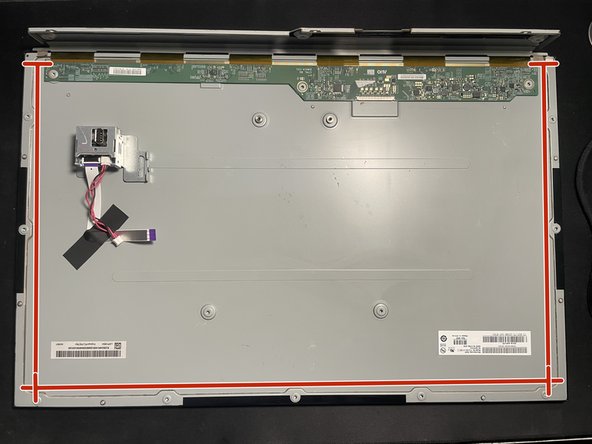 Fix Dell U2415 Flickering Display, Remove outer cover and inspect backlight board.: crwdns2935265:06crwdnd2935265:03crwdnd2935265:03crwdne2935265:0