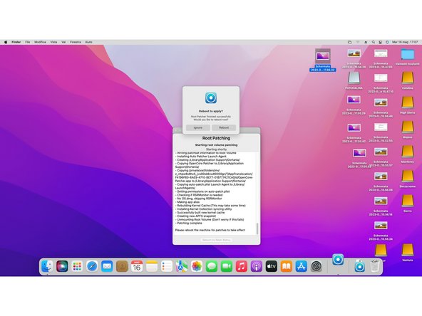 How to Install macOS Sonoma on Unsupported Macs, Post Install Root Patch: crwdns2935265:018crwdnd2935265:03crwdnd2935265:03crwdne2935265:0