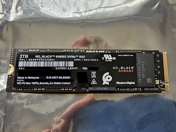 Asus ROG Zephyrus G14 (2024) m.2 SSD Drive Replacement, Install the New SSD: crwdns2935265:07crwdnd2935265:02crwdnd2935265:03crwdne2935265:0