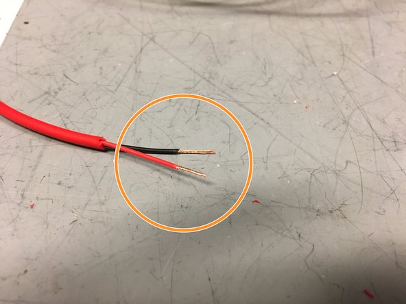 GI Node with Pressure Transducer Assembly, Preparing Solar Panel Wire: step 7, image 2 of 2