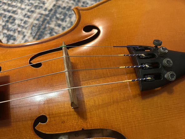 Violin String Replacement, Tightening the strings: passo 5, immagine 3 di 3