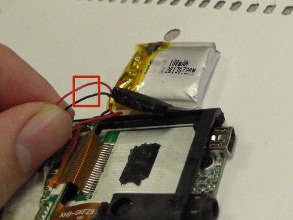 Eclipse 180G2 MP3 Video Player speaker Replacement, Internal Speaker: crwdns2935265:03crwdnd2935265:02crwdnd2935265:02crwdne2935265:0