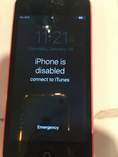 Itunes deals iphone disabled