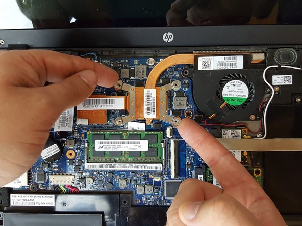 HP Folio 13t-1000 Heatsink Replacement: crwdns2935265:010crwdnd2935265:02crwdnd2935265:03crwdne2935265:0