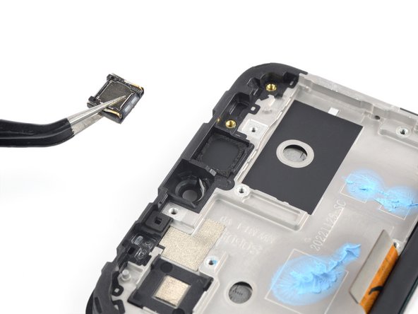 Înlocuirea ansamblului ecranului telefonului Nokia G22 (Românesc), Scoate difuzorul pentru căști: crwdns2935265:030crwdnd2935265:03crwdnd2935265:03crwdne2935265:0