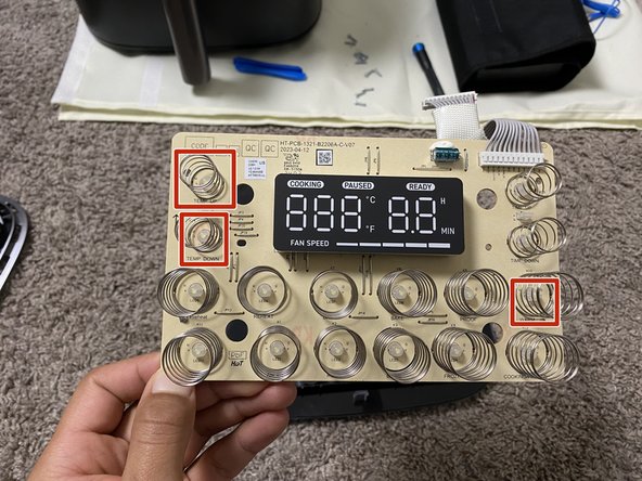 Cosori TurboBlaze Control Panel Replacement: crwdns2935265:06crwdnd2935265:02crwdnd2935265:02crwdne2935265:0
