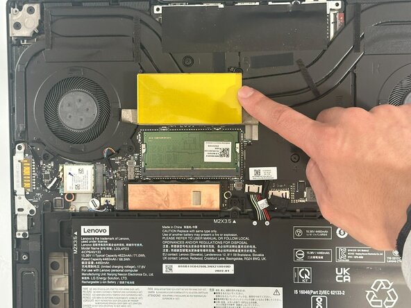 Lenovo Legion 7 16ARHA7 RAM Replacement: step 7, image 1 of 1