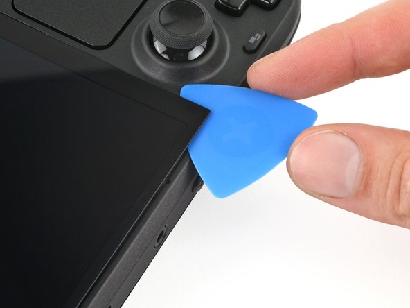 Steam Deck OLED Screen Replacement, Reposition the pick: crwdns2935265:08crwdnd2935265:03crwdnd2935265:03crwdne2935265:0