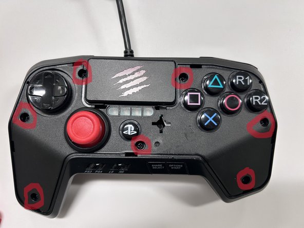 Mad Catz FightPad PRO Joystick Replacement, Step 3: crwdns2935265:03crwdnd2935265:02crwdnd2935265:03crwdne2935265:0