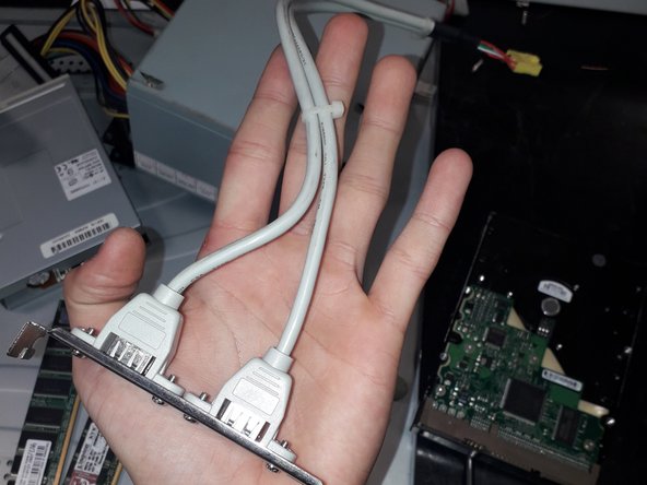 PC tower teardown, X2 USBs: step 10, image 1 of 1