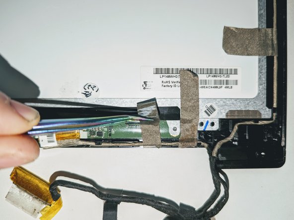 ASUS VivoBook S400C LCD / Touch Screen Assembly Replacement, Remove the Wiring Harness: crwdns2935265:031crwdnd2935265:02crwdnd2935265:03crwdne2935265:0