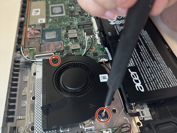 Acer Swift X N20C12 Fan Replacement, Fan: crwdns2935265:03crwdnd2935265:01crwdnd2935265:01crwdne2935265:0