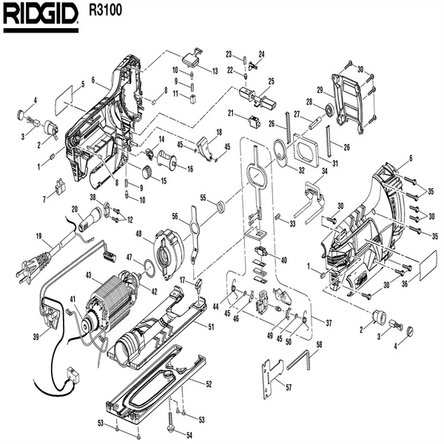Schematisch diagram voor Main Assembly