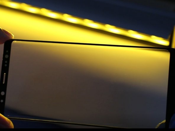 Five Steps To Apply A New OCA On Samsung Galaxy Note 8 Edge Touch Glass, Using lamination machine: Schritt 5, Bild 2 von 2