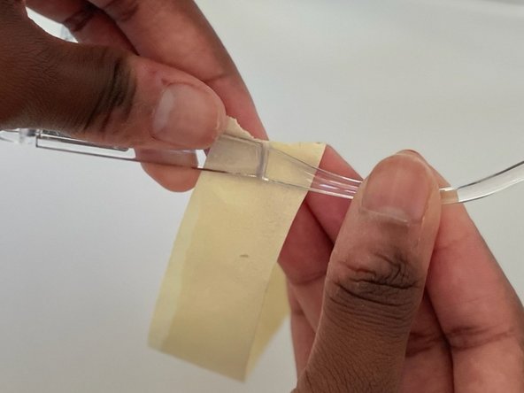 How to Fix a Broken Temple Arm of Gaoye Blue Light Eyeglasses: step 6, image 2 of 3