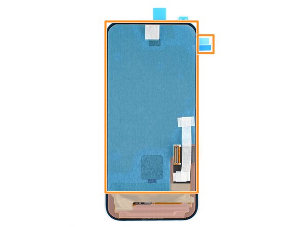 Google Pixel 9a Screen Replacement, Remove the screen liners: crwdns2935265:028crwdnd2935265:02crwdnd2935265:03crwdne2935265:0