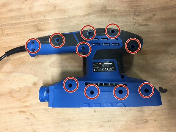 Ponceuse Vibrante Filaire Dexter 330W - 330SHS2.5 Variateur de vitesse Replacement: step 11, image 2 of 3