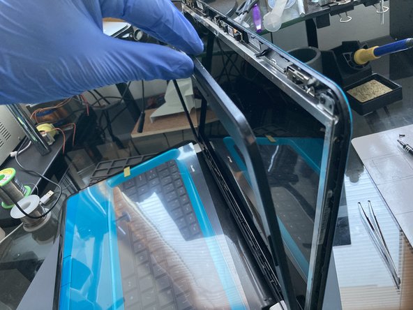 HP Pavilion G6  Screen Replacement, Remove the plastic frame: crwdns2935265:03crwdnd2935265:03crwdnd2935265:03crwdne2935265:0
