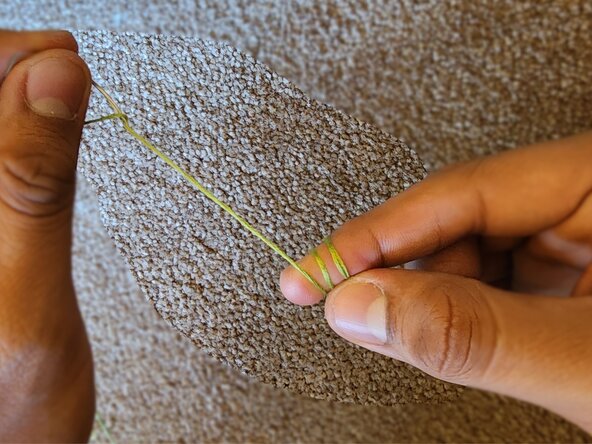 How To Repair A Cat Torn Polyester Couch: step 4, image 1 of 1