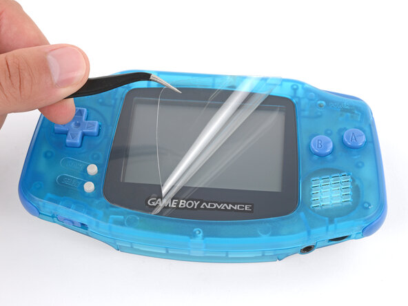 How to Reshell Your Game Boy Advance, Remove any plastic liners: crwdns2935265:038crwdnd2935265:01crwdnd2935265:01crwdne2935265:0