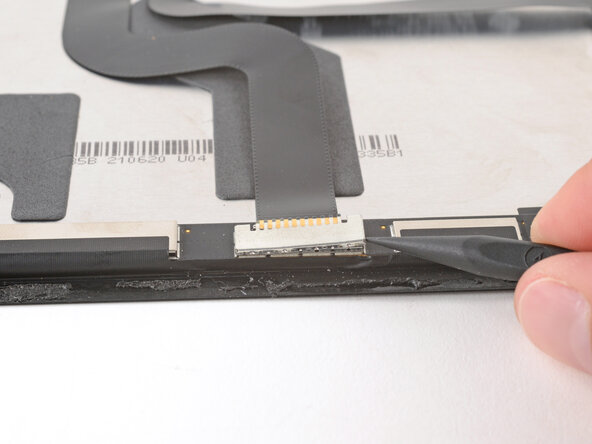 Microsoft Surface Pro 7+ Screen Replacement, Remove the screen cable cover: stap 25, afbeelding 1 van 3