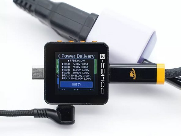 ANKER Mini 30W GaN PD Charger A2147 Teardown, charging protocol: 步骤 6 中的图像 2，2