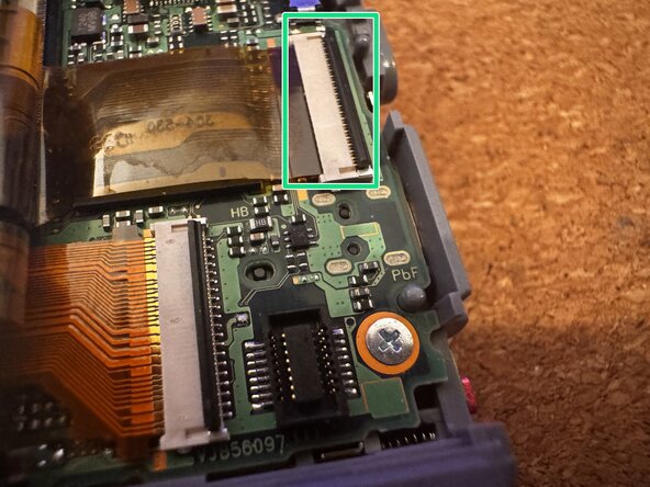 Panasonic Lumix DMC-FS10 LCD Replacement, LCD removal: step 6, image 3 of 3