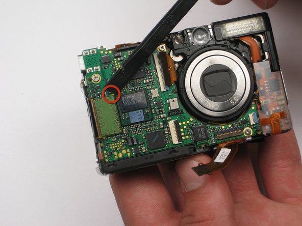 Canon PowerShot SD450 Motherboard Replacement: step 12, image 1 of 1