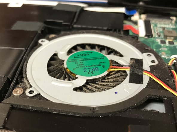 Toshiba Satellite U840W Processor Fan Replacement., Processor Fan: crwdns2935265:06crwdnd2935265:02crwdnd2935265:02crwdne2935265:0