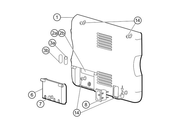 Welch Allyn Connex Vital Signs Monitor 6000 Motherboard Replacement, Rear Housing: crwdns2935265:013crwdnd2935265:02crwdnd2935265:02crwdne2935265:0