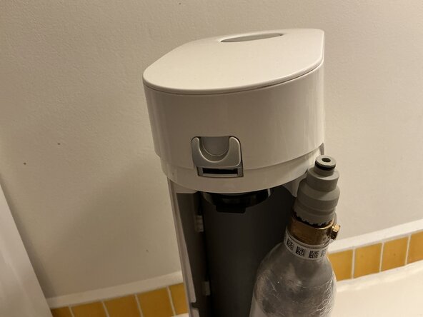 Soda Trend Deluxe Bottle Connector Replacement, Remove cartridge: step 1, image 3 of 3