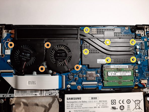 Samsung Odyssey NP800G5M Fan Replacement, Fan: step 5, image 2 of 3