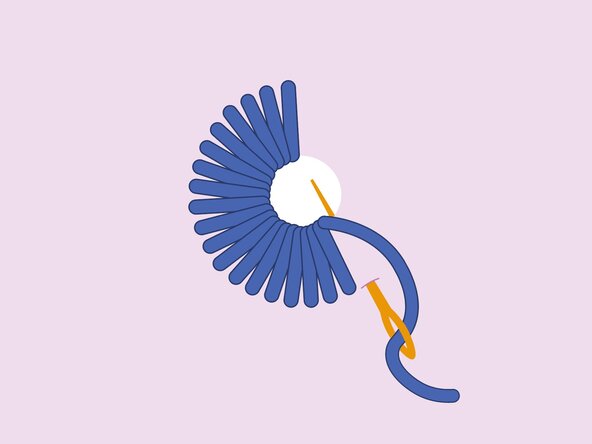 Whip Stitch on a Patch, Intro to the whip stitch: crwdns2935265:01crwdnd2935265:03crwdnd2935265:03crwdne2935265:0