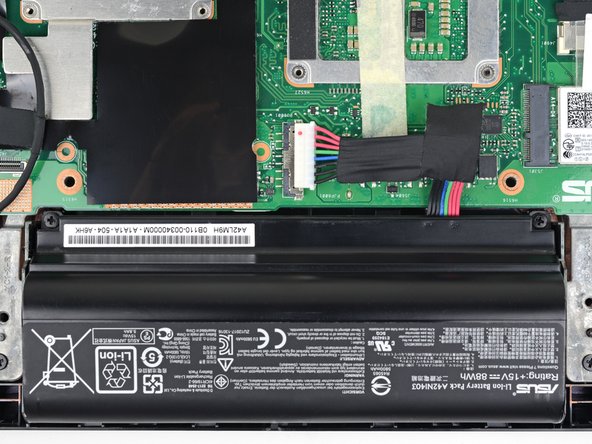 Asus ROG G751JL-BB17T29 Battery Replacement, Remove the battery: crwdns2935265:026crwdnd2935265:02crwdnd2935265:02crwdne2935265:0