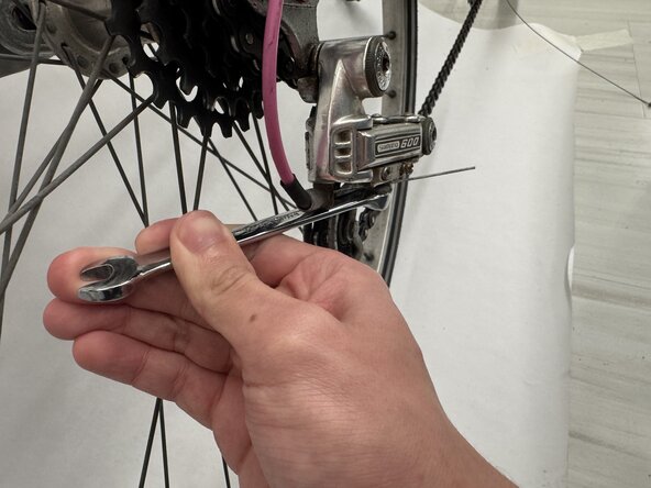 Bicycle Rear Shifting Cable Replacement: step 3, image 3 of 3