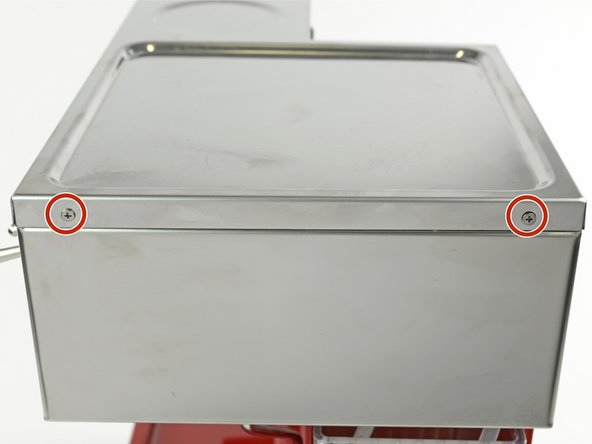 Austausch der Dichtungen im  Dampf-/Heißwasserventil, Öffnen der oberen Abdeckung: crwdns2935265:03crwdnd2935265:02crwdnd2935265:02crwdne2935265:0