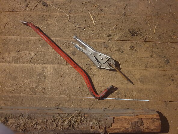 How to remove a stubborn or headless nail from wood?, crowbar method 2: step 4, image 3 of 3