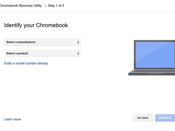 How to create a Chrome OS Flex USB installer, Build your USB installer: crwdns2935265:03crwdnd2935265:02crwdnd2935265:03crwdne2935265:0