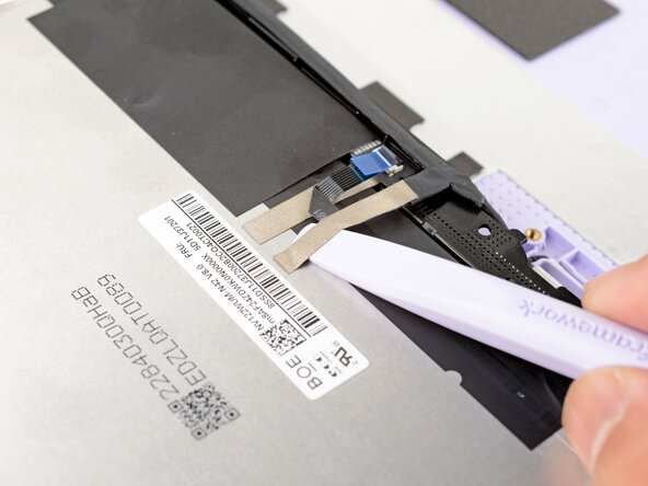 Framework Laptop 12 Display Replacement, Separate the silver tape: 17 단계, 이미지 3개 중 2개